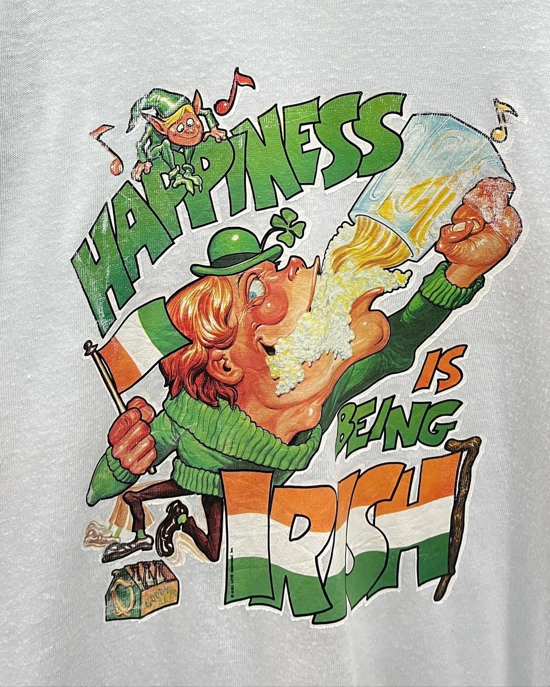 90s USA 싱글스티치 레글런 티셔츠 상품이미지3