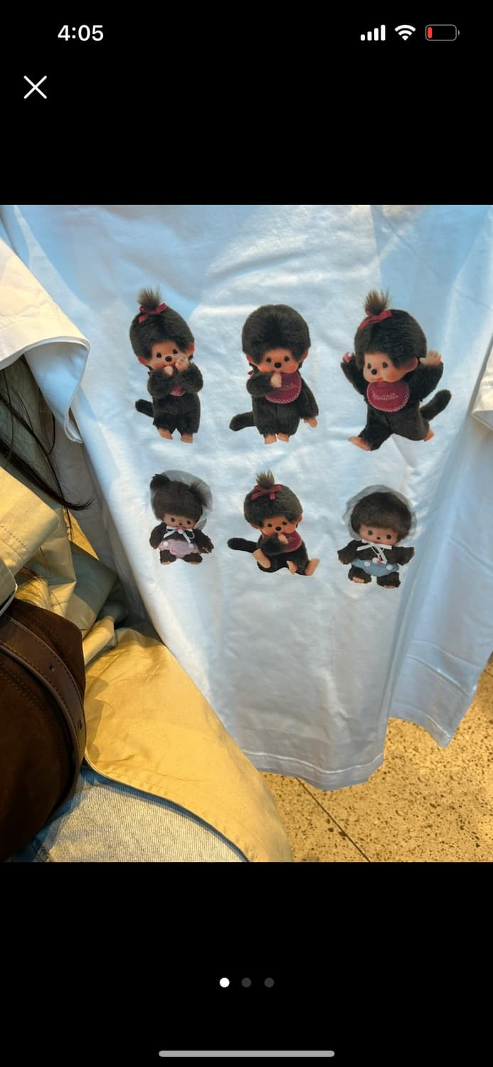 유니클로 몬치치 커스텀 티셔츠 3XL 상품이미지3