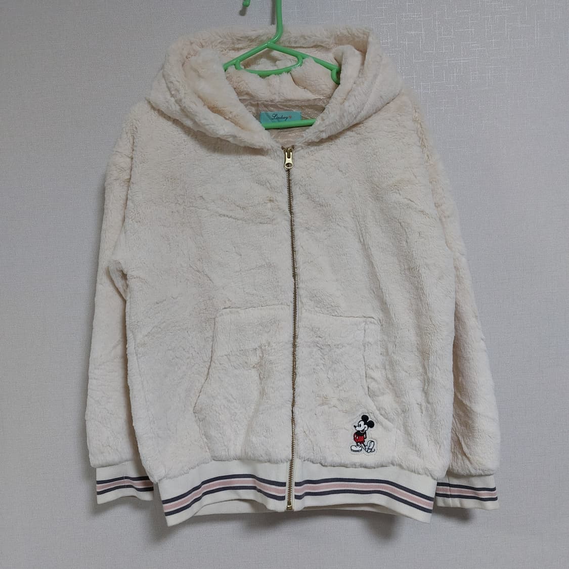 Lindsay 퍼 후드 집업 자켓 상품이미지1