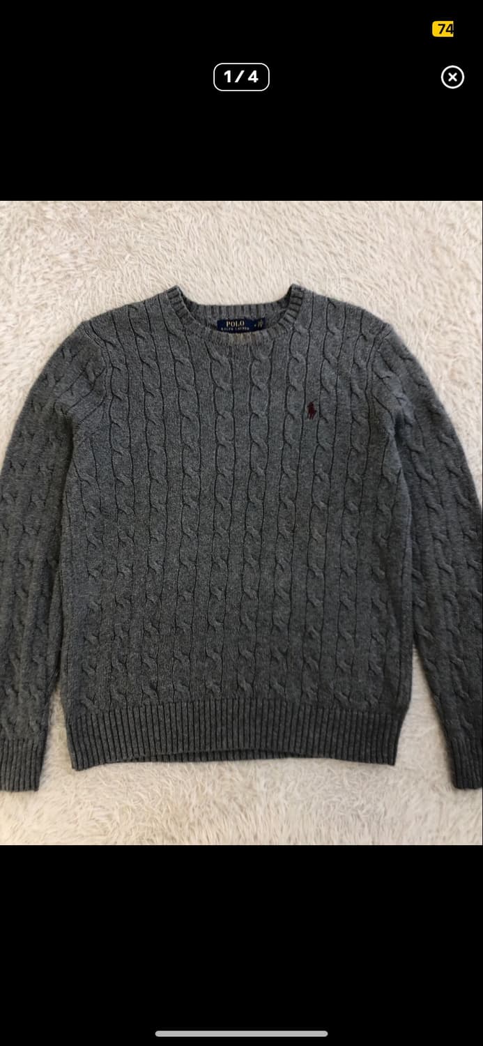 폴로 랄프 로렌 꽈배기 니트 상품이미지1