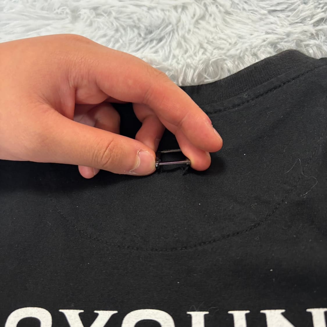 [46 Size/크림택] 우영미 백로고 반팔티셔츠 상품이미지2