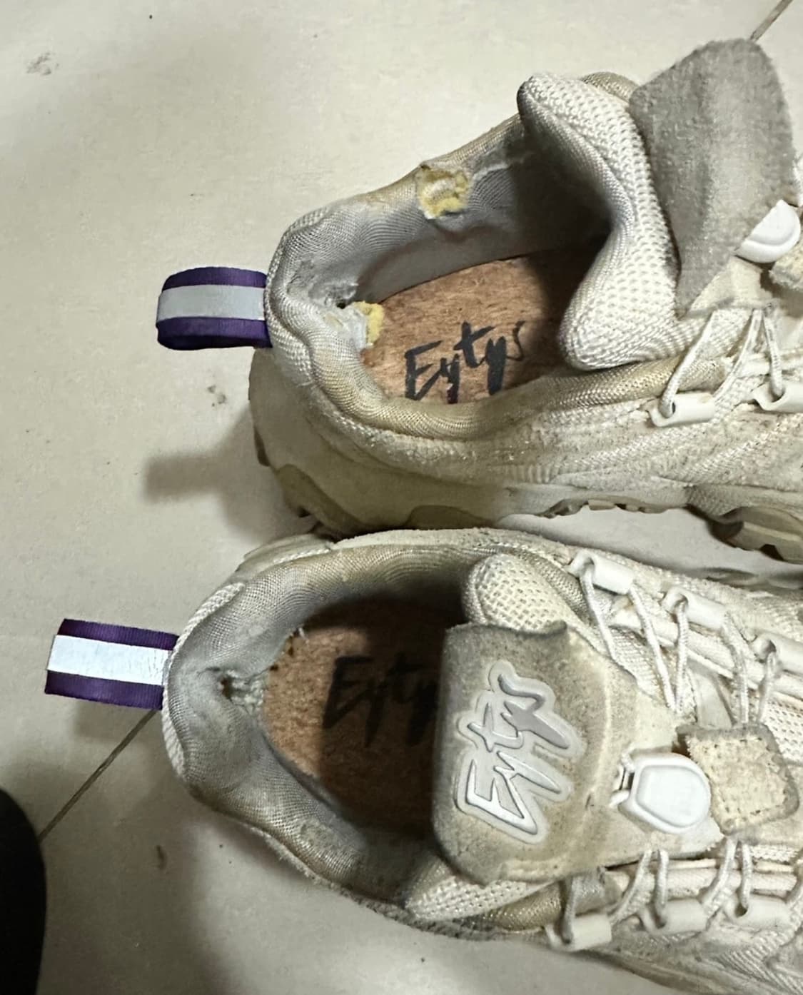 부품용 Eytys halo 헤일로 플랫폼 스니커즈 화이트 (EU 39) 상품이미지8