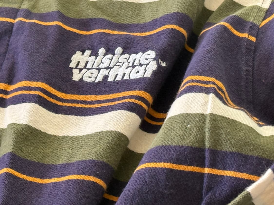 [S size] 디스이즈네버댓 스트라이프 카라 롱슬리브티 상품이미지2