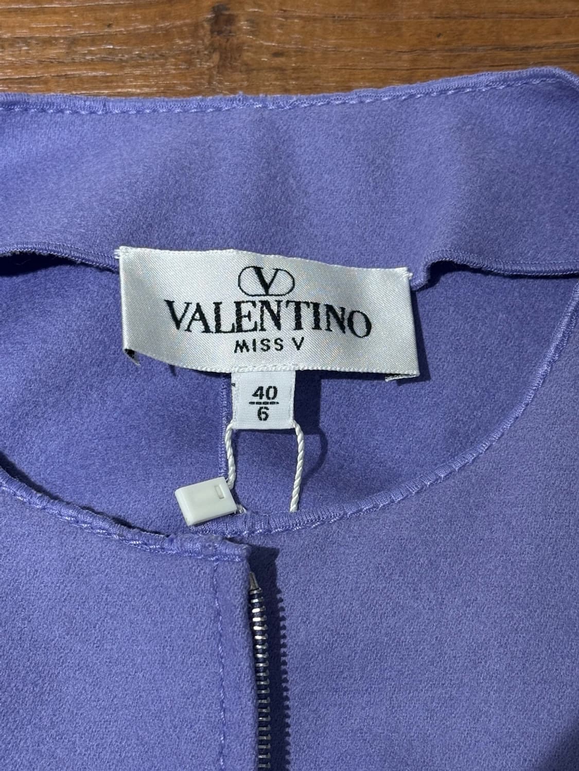 발렌티노 미스 브이 라벤더 러플 집업 자켓 상품이미지7