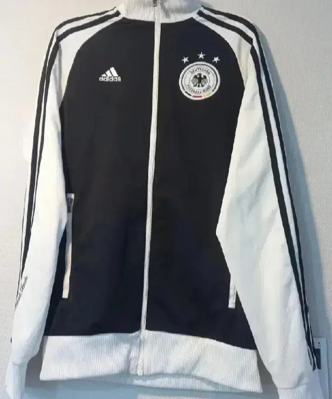 아디다스 독일 블랙 저지 져지집업 100/L 상품이미지1