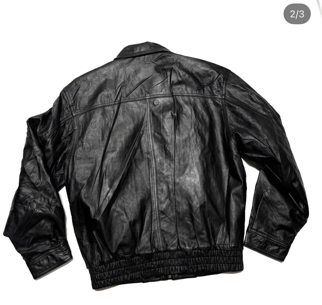 레더 봄버 자켓 상품이미지2