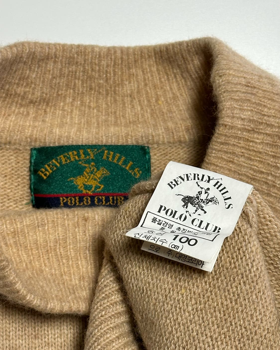 버버리힐스폴로클럽 울80 반폴라 니트 상품이미지4