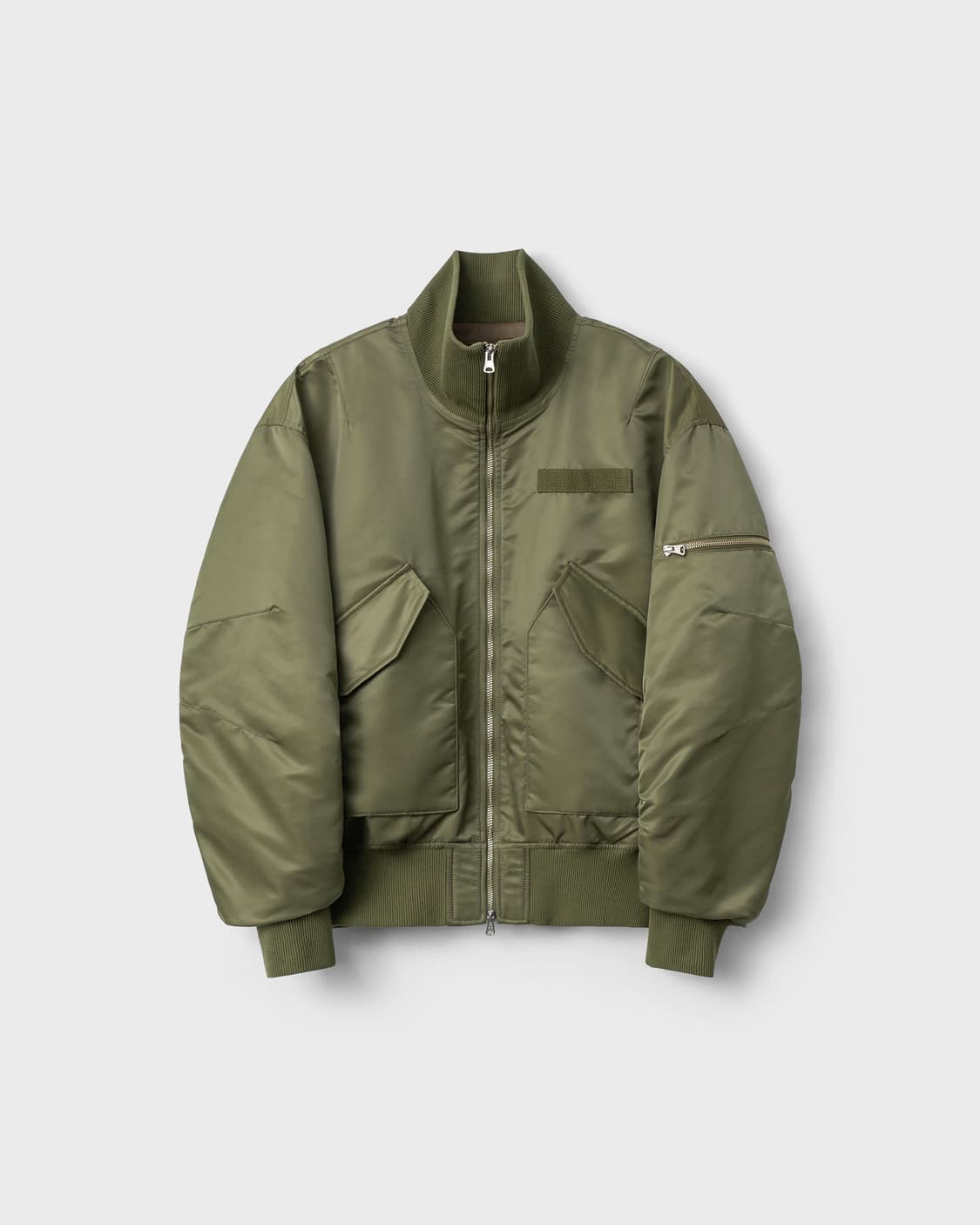 벨리에 랜더 플라이트 자켓 봄버 카키 105 (올품절 정가 판매)  상품이미지6