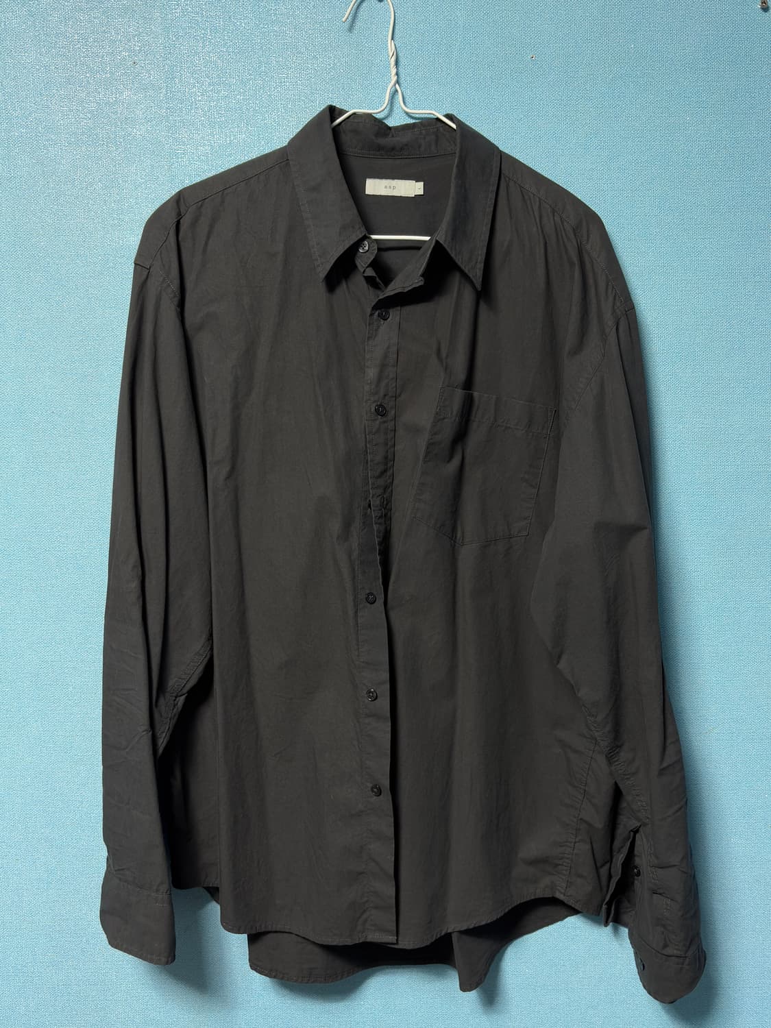 [L] ASP 애습 올데이 컴피 60수 셔츠 딥 차콜 상품이미지3