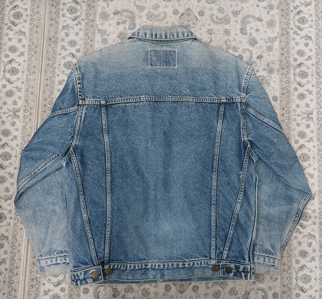 90s 일본 CANTON 데님 청자켓 LL 상품이미지3