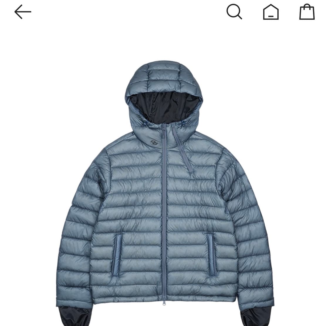 [1] 25FW 산산기어 경량패딩 서픽스 푸퍼 자켓 네이비 상품이미지1