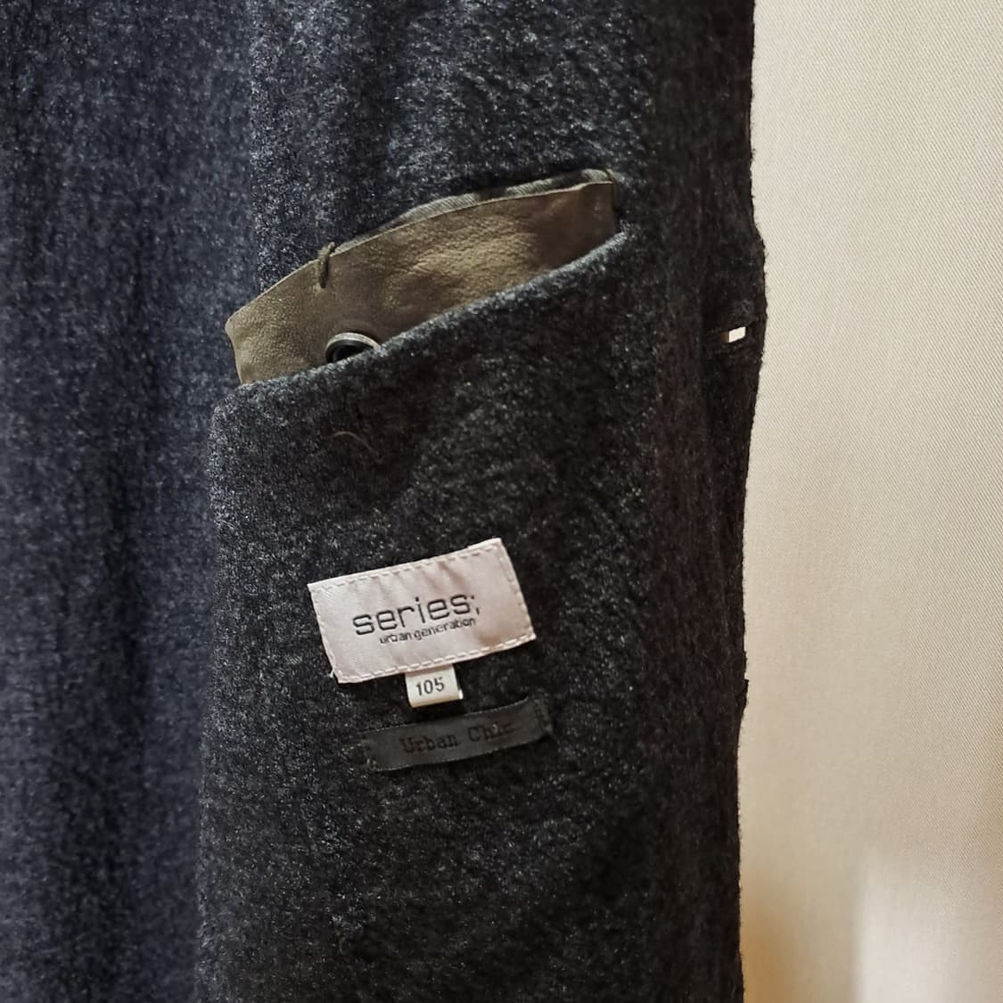 (택포) 코오롱시리즈 누벅 양가죽 모 안감 블레이저 105 B492 상품이미지9