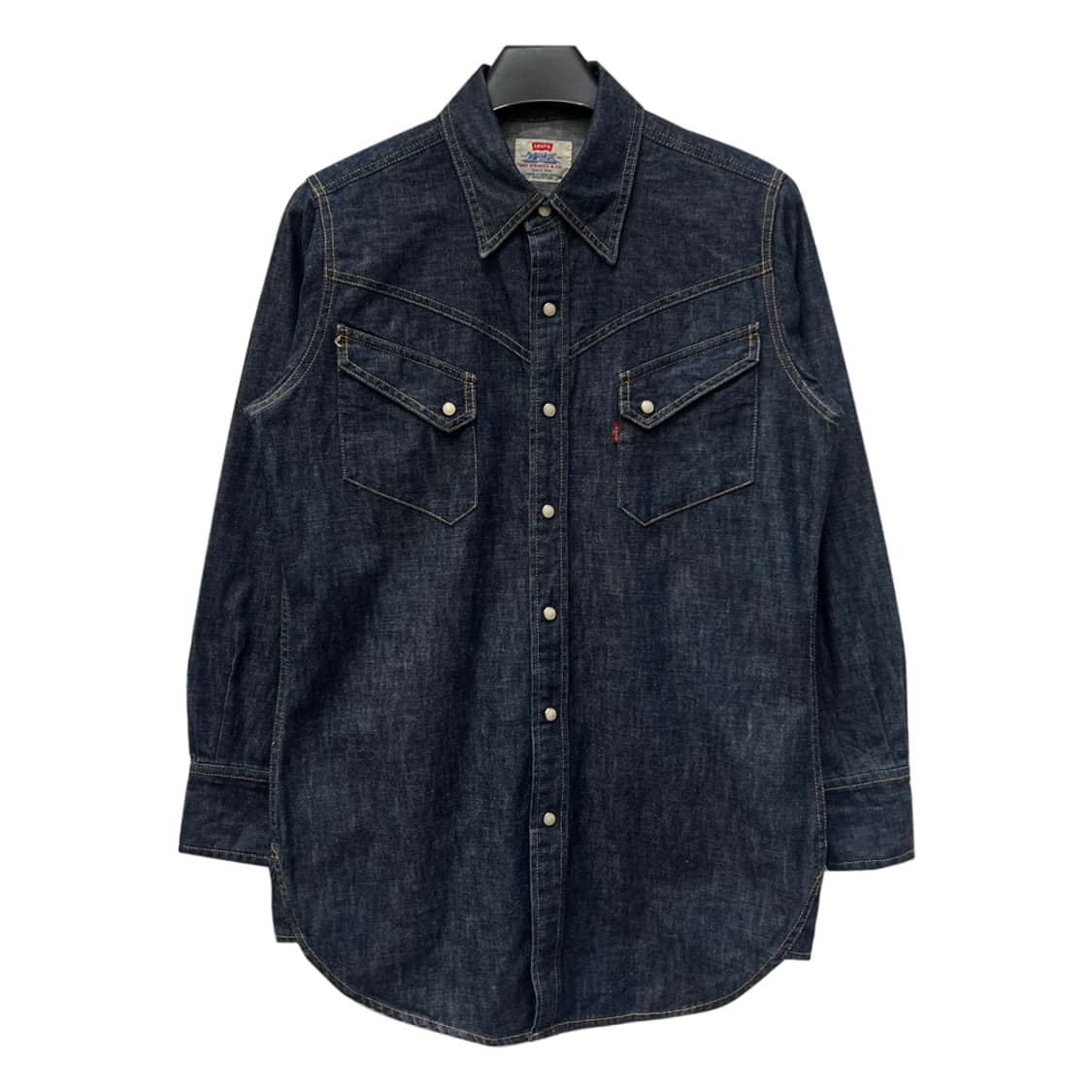 00s 리바이스 웨스턴 생지 데님 셔츠 남방 M 상품이미지1
