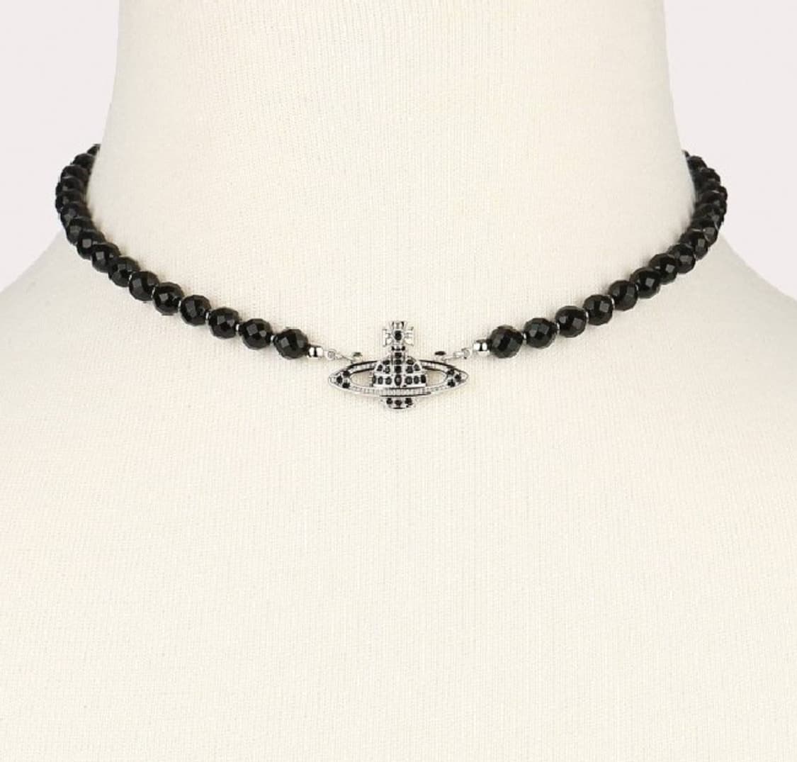 메살린 초커 실버블랙 상품이미지1