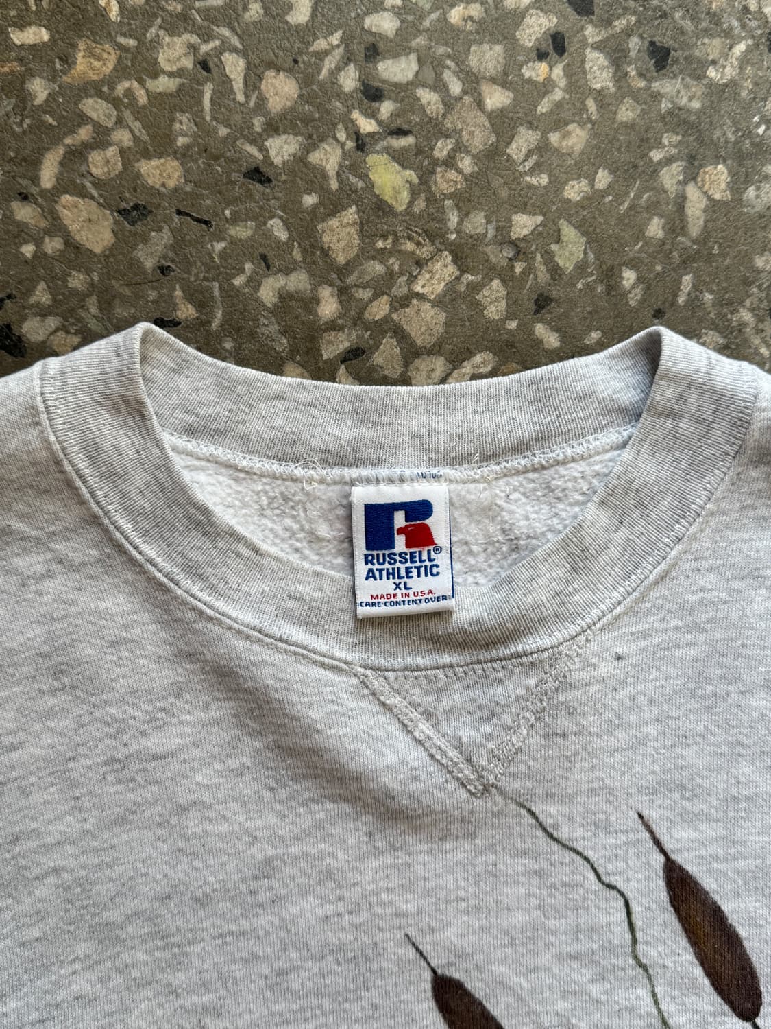 90s 러셀 핸드페인팅 스웻 셔츠 상품이미지3