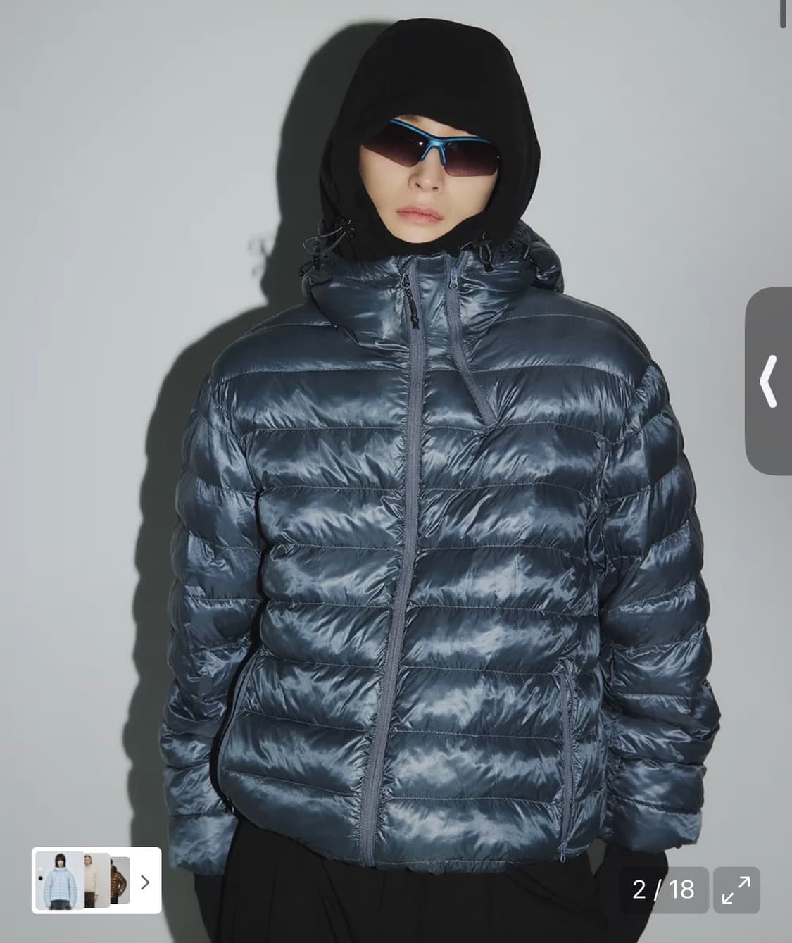 무신사 탱커 라이트 벤트 패딩 자켓 상품이미지1