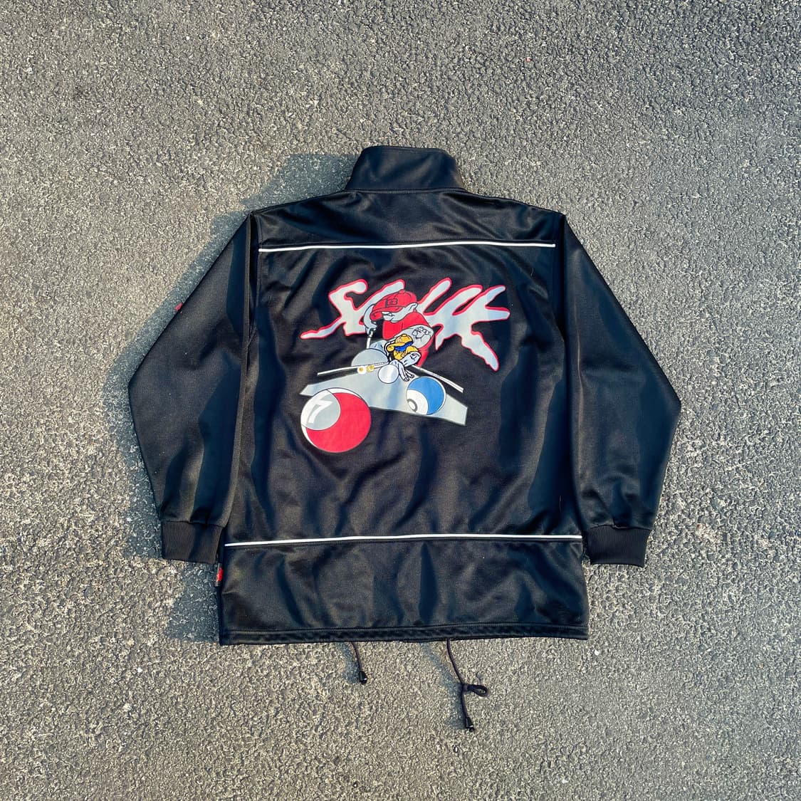 90s SOHK 심볼 빅로고 올드스쿨 힙합 져지 스트릿 트랙탑 자켓 M 상품이미지2