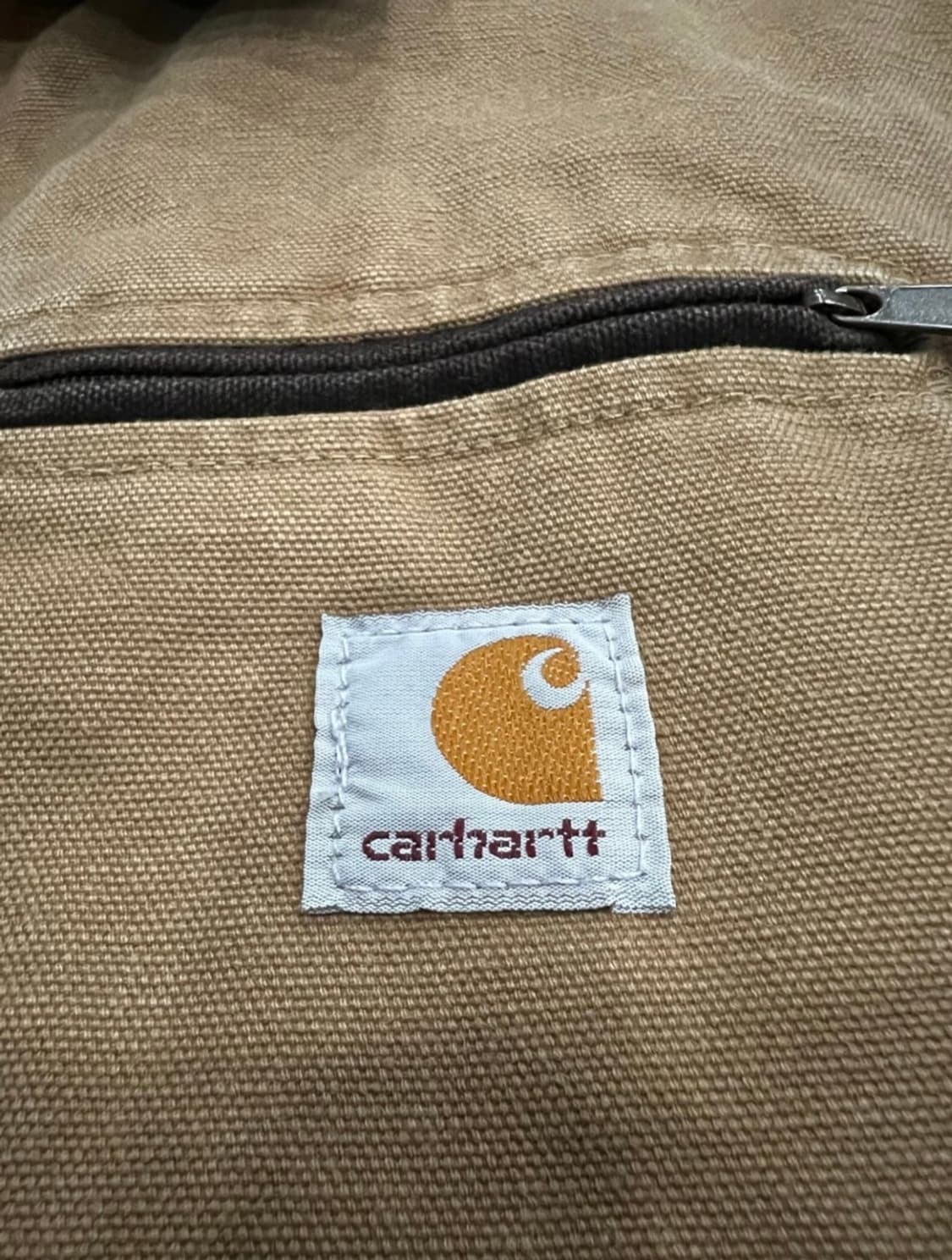 칼하트 디트로이트 자켓 WJ97 카멜 판매 상품이미지4