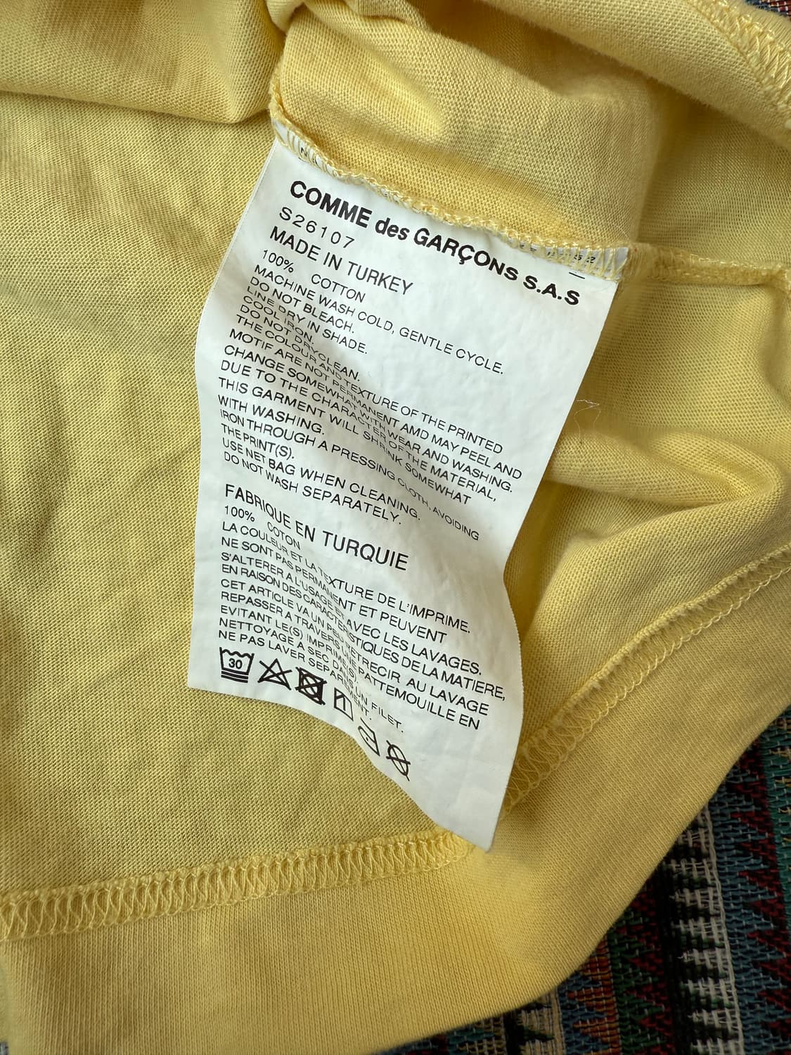 꼼데가르송 셔츠 반팔 티셔츠 상품이미지5