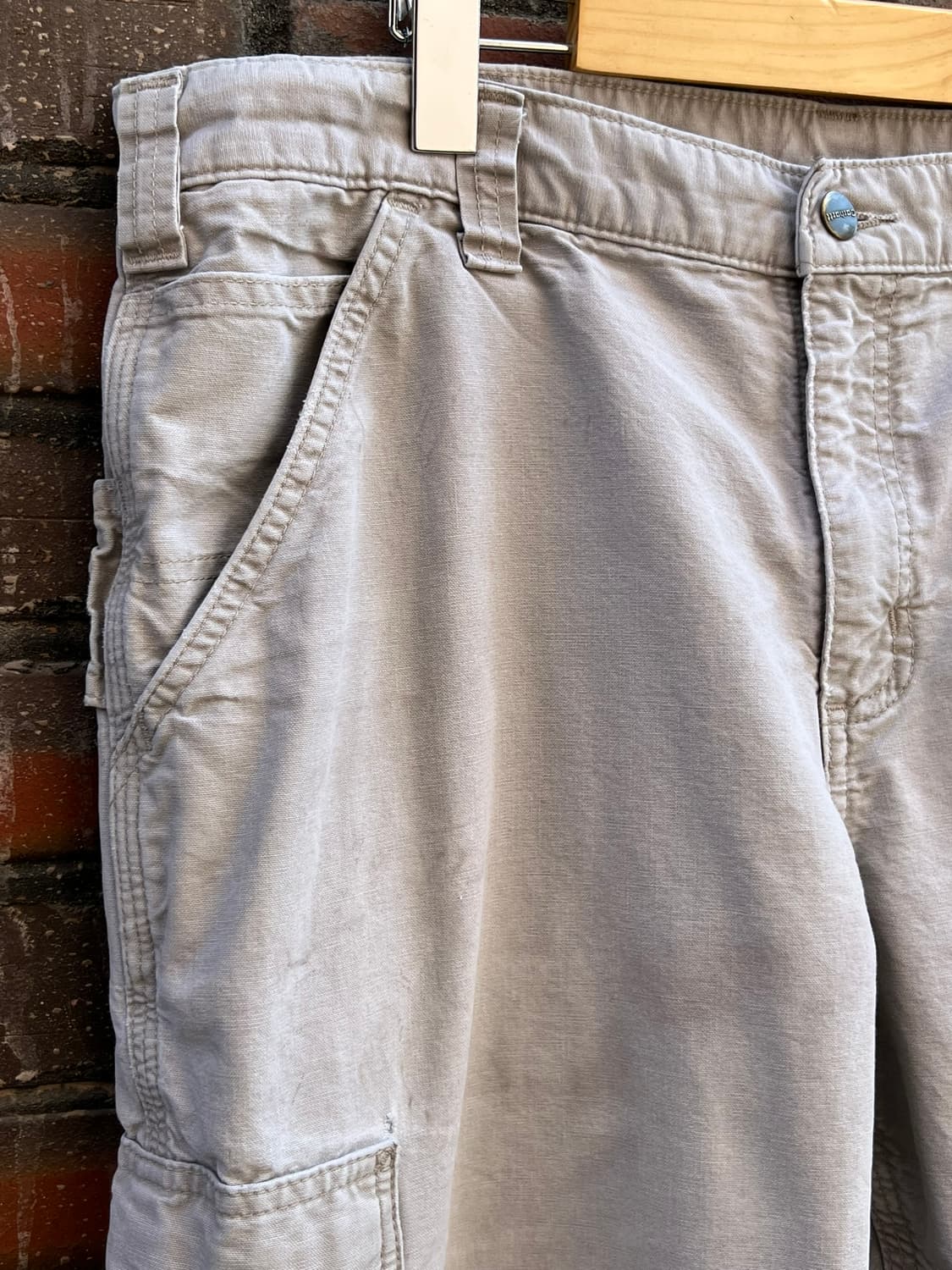 [36x30] 칼하트 빈티지 카고팬츠 베이지 워크웨어 팬츠 D280 상품이미지3