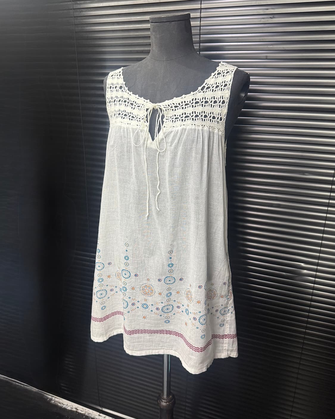 all in all 일본 빈티지 나시 슬리브리스 원피스 에스닉 L 100 상품이미지1