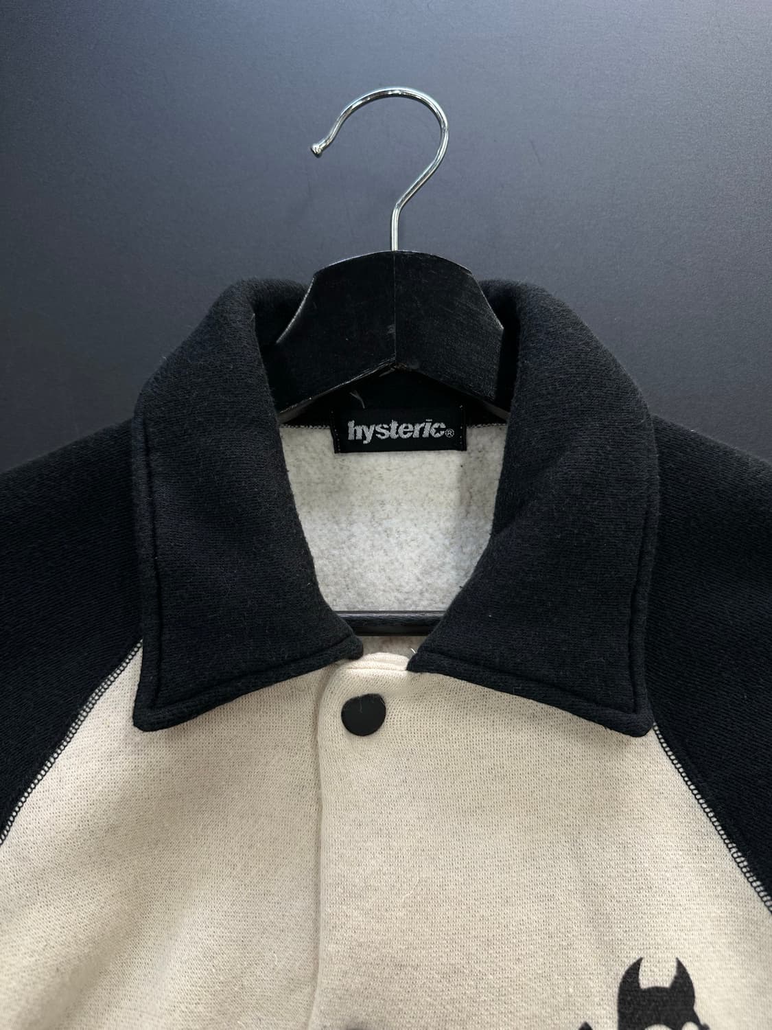 히스테릭글래머 데빌 백로고 스웻 바시티자켓 상품이미지7