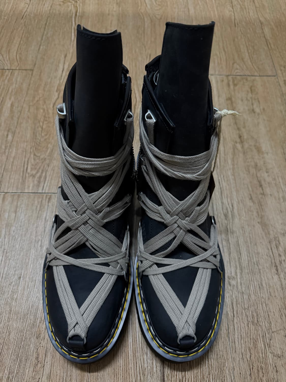 [UK9.5] 릭 오웬스 x 닥터마틴 1460 메가 레이스 부츠 새상품 상품이미지2