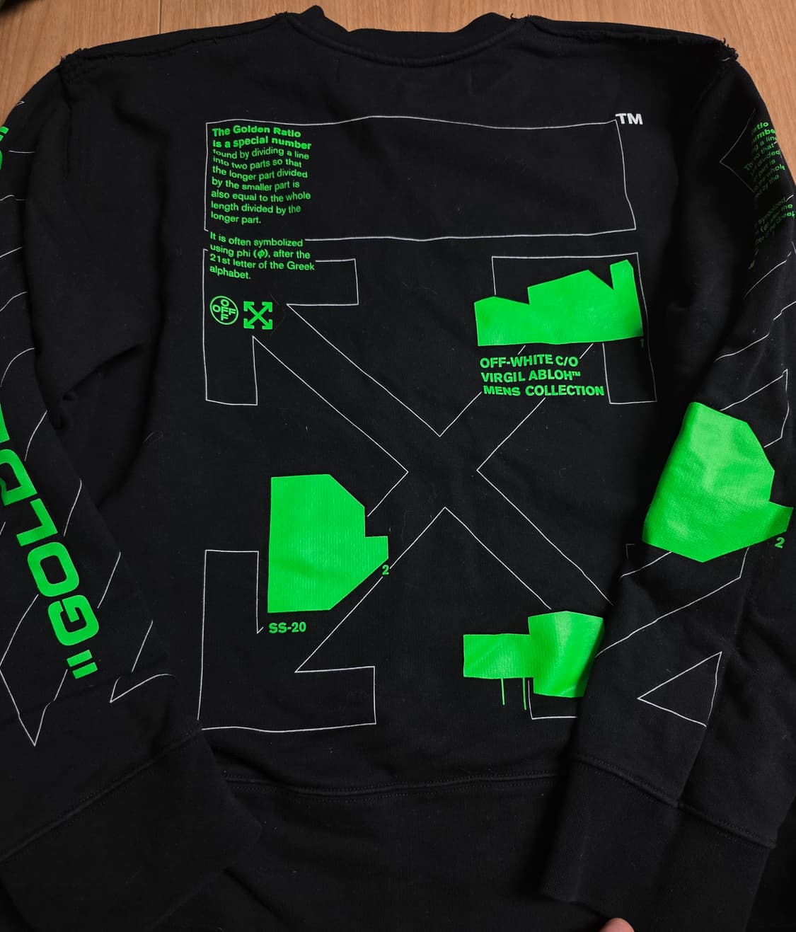 [S] 오프화이트 아치 셰이프 맨투맨 OMBA037R20E30006 상품이미지2