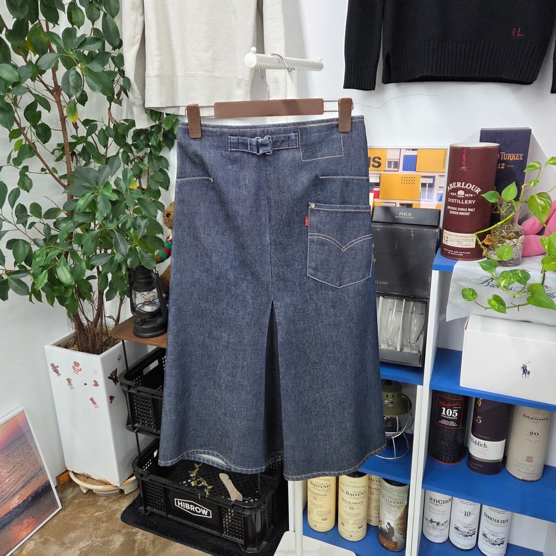 리바이스 엔지니어드 데님 스커트 80 상품이미지2