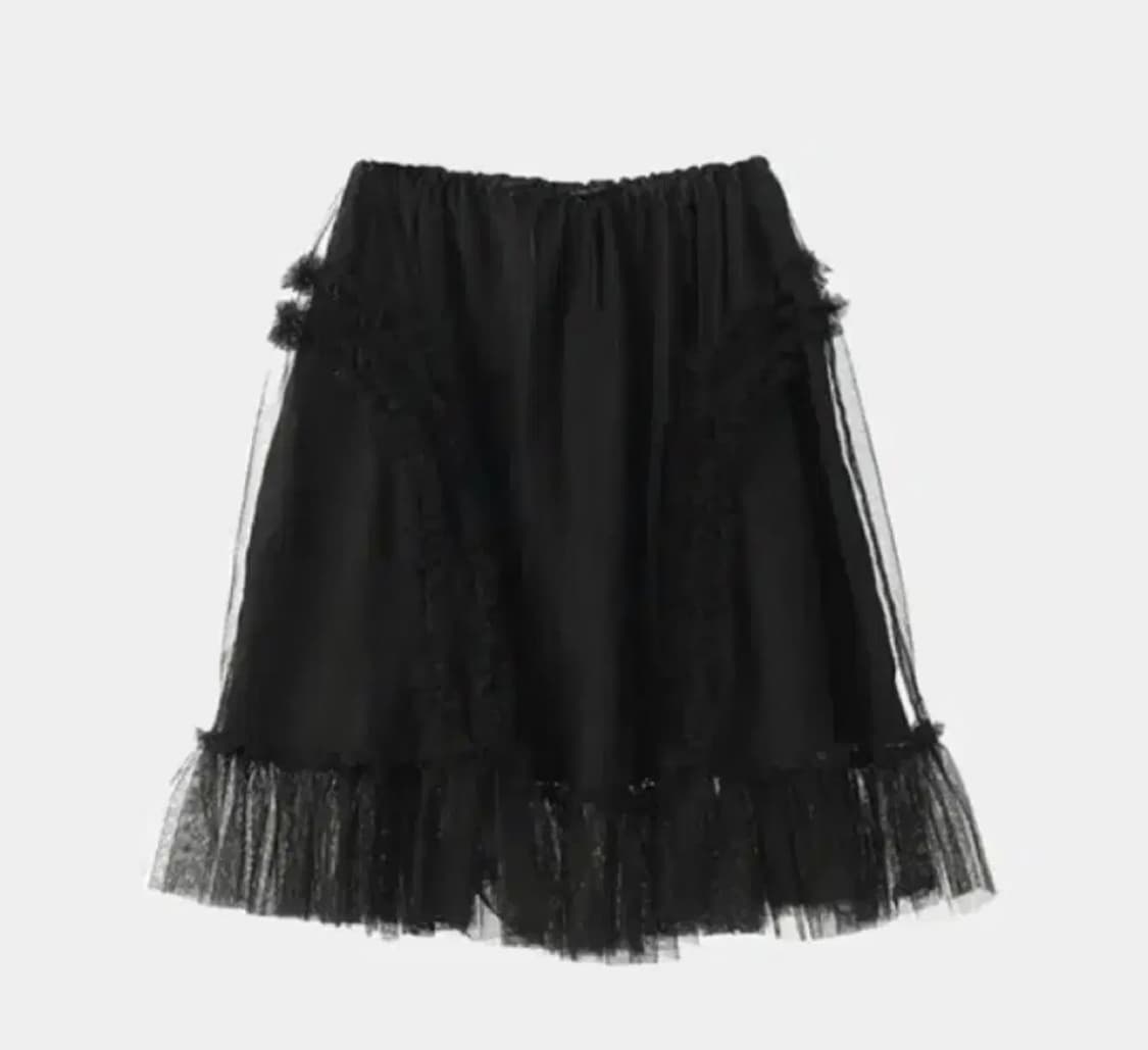 생긴스튜디오 러플 샤스커트 상품이미지1