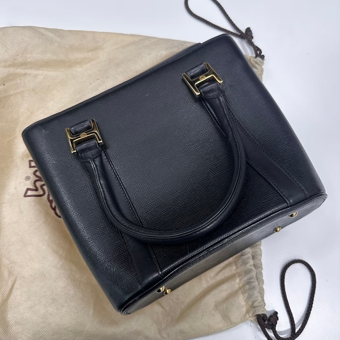 MCM 엠씨엠 사피아노 토트백 미니 버킷백 블랙 상품이미지5