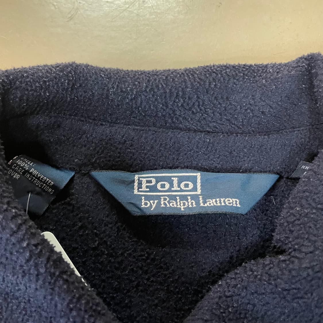 90s 폴로 랄프로렌 후리스 자켓 네이비 XL 상품이미지3