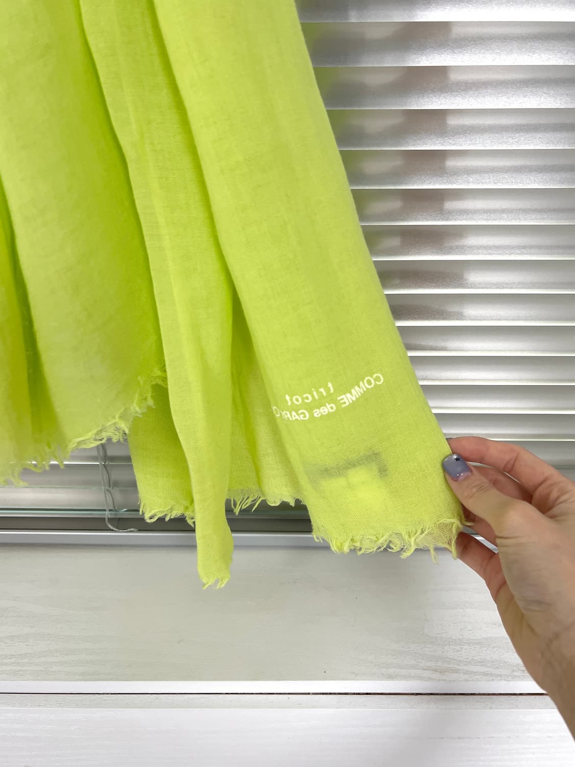 COMME des GARCONS tricot-LOGO SCARF 상품이미지3