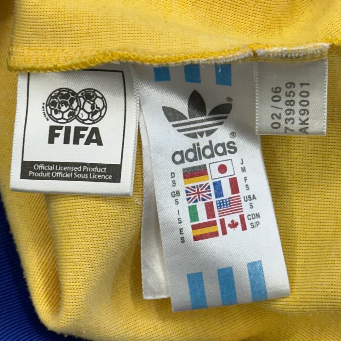 S 아디다스 스웨덴 블루라인 옐로우 트랙탑 상품이미지6