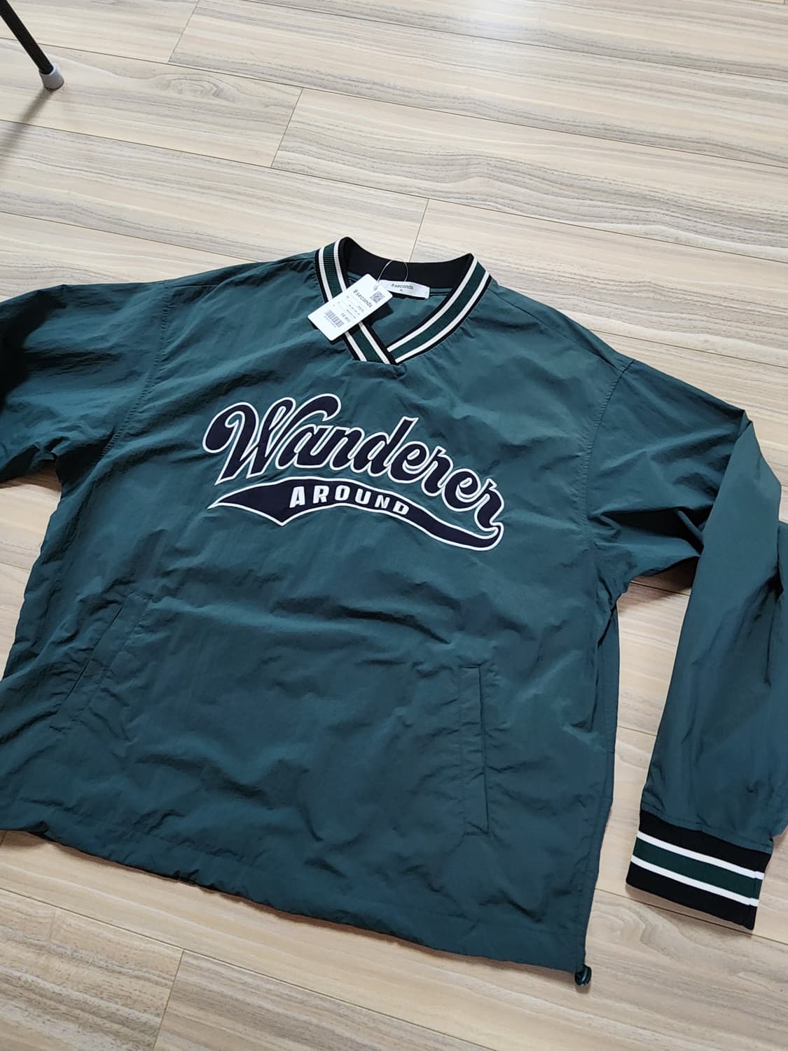 에잇세컨즈바람막이우븐브이넥풀오버xl 상품이미지1