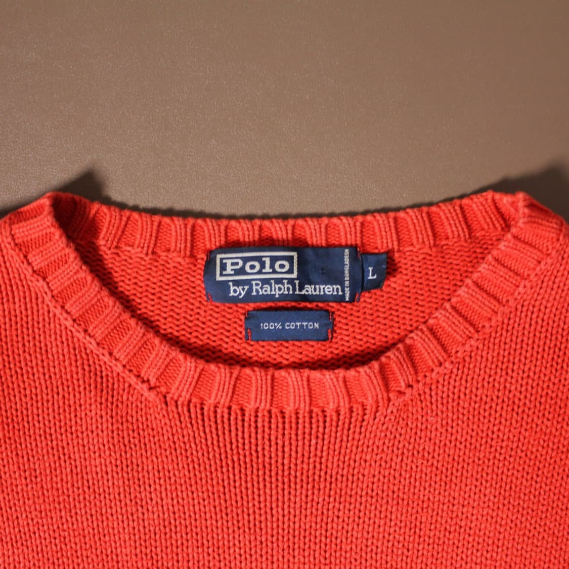 Polo 폴로 랄프로렌 레드 라운드 니트 상품이미지3