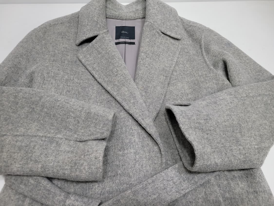 Roem 로엠 핸드메이드 모 100% 벨티드 코트 / 여 85 그레이
z 상품이미지4