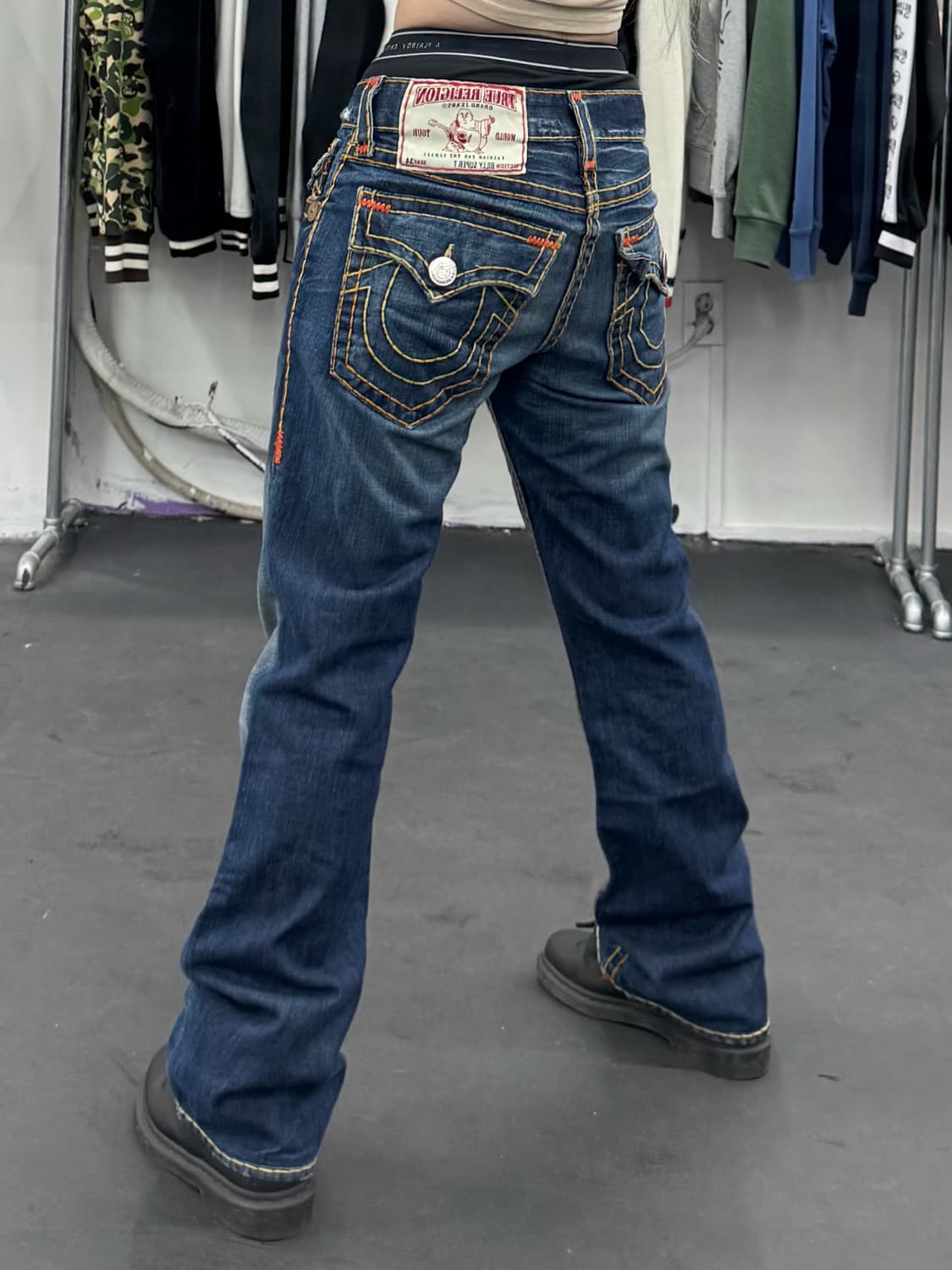 트루릴리전 빌리 슈퍼티 데님팬츠 상품이미지1