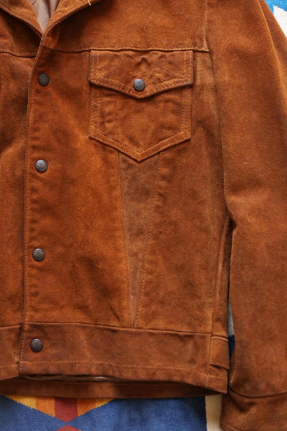 스웨거 60~70s 스웨이드 트러커 자켓(리바이스Type lll 모티브) 상품이미지7