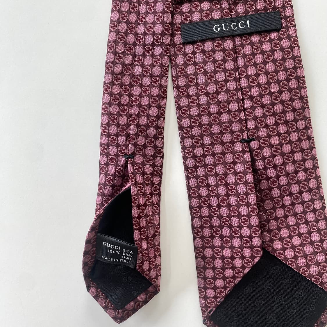 구찌(GUCCI) 명품 정품 모노그램 넥타이 8.3cm 상품이미지5