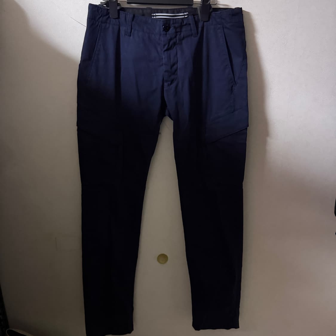 스톤아일랜드 남성 코튼 네이비 카고 팬츠 (남성 32-33정도) 상품이미지1