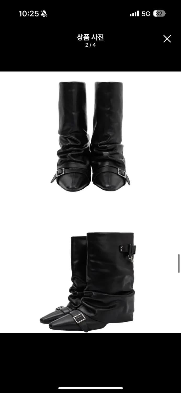 (230)트리밍버드 부츠 신발 스니커즈 Buckle boots 상품이미지2