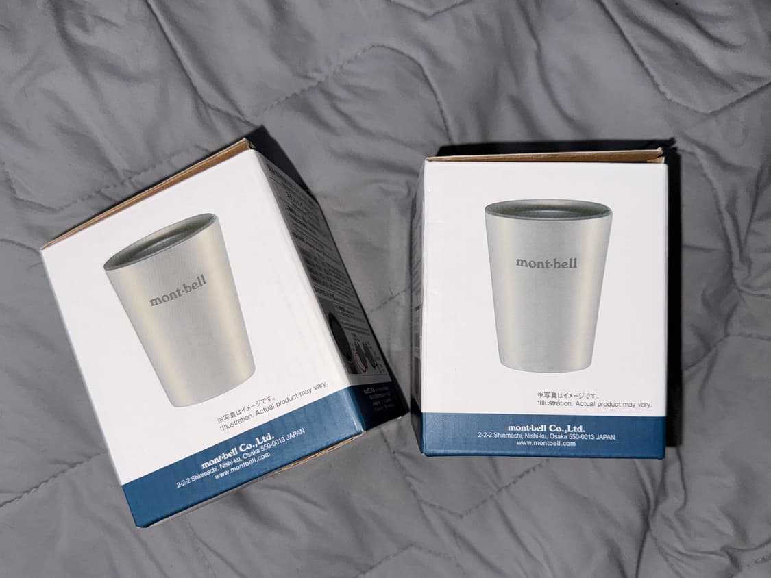 몽벨 스텐 써모컵 250  2개 일괄 상품이미지4