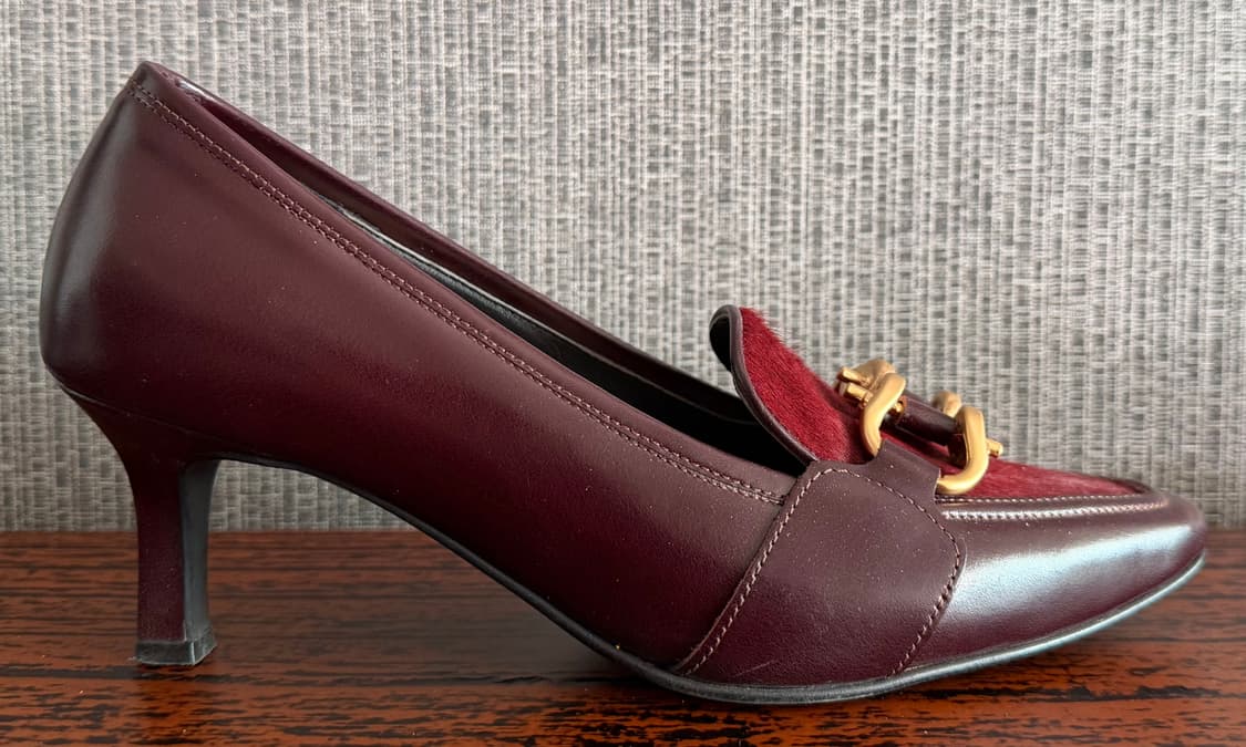 나인웨스트 NINE WEST 펌프스 가죽 구두 송치 미드힐 로퍼 235 상품이미지6