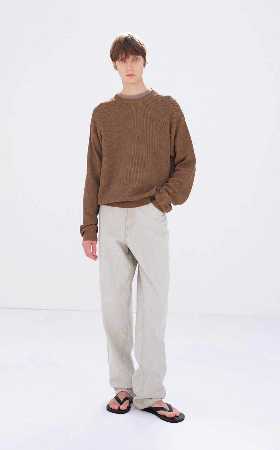 오라리 26ss 하드트위스트데님 와이드  상품이미지2