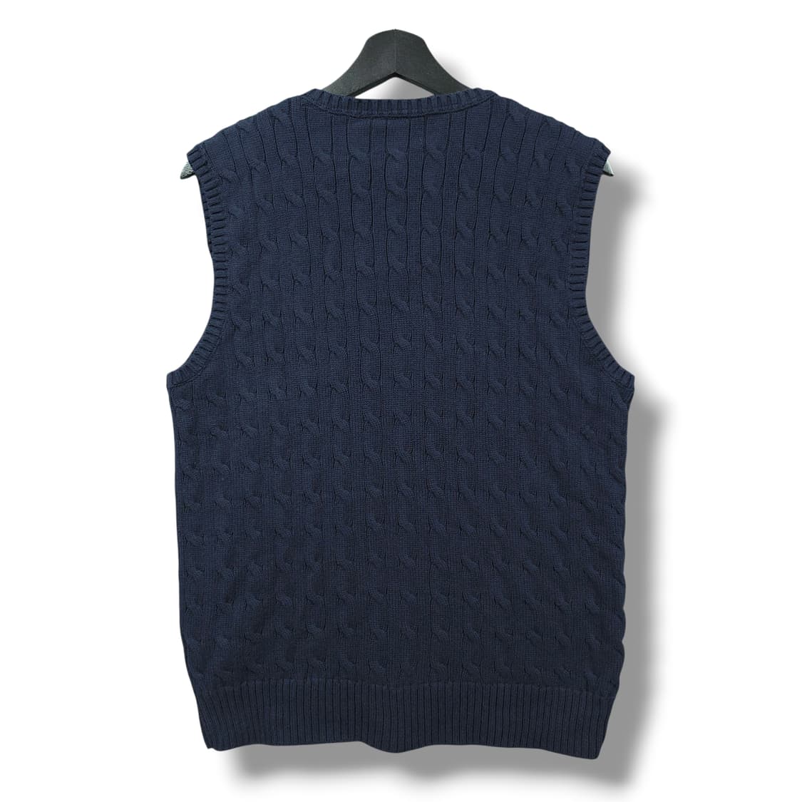 [S] 폴로 네이비 케이블 니트 코튼 스웨터 베스트 상품이미지2
