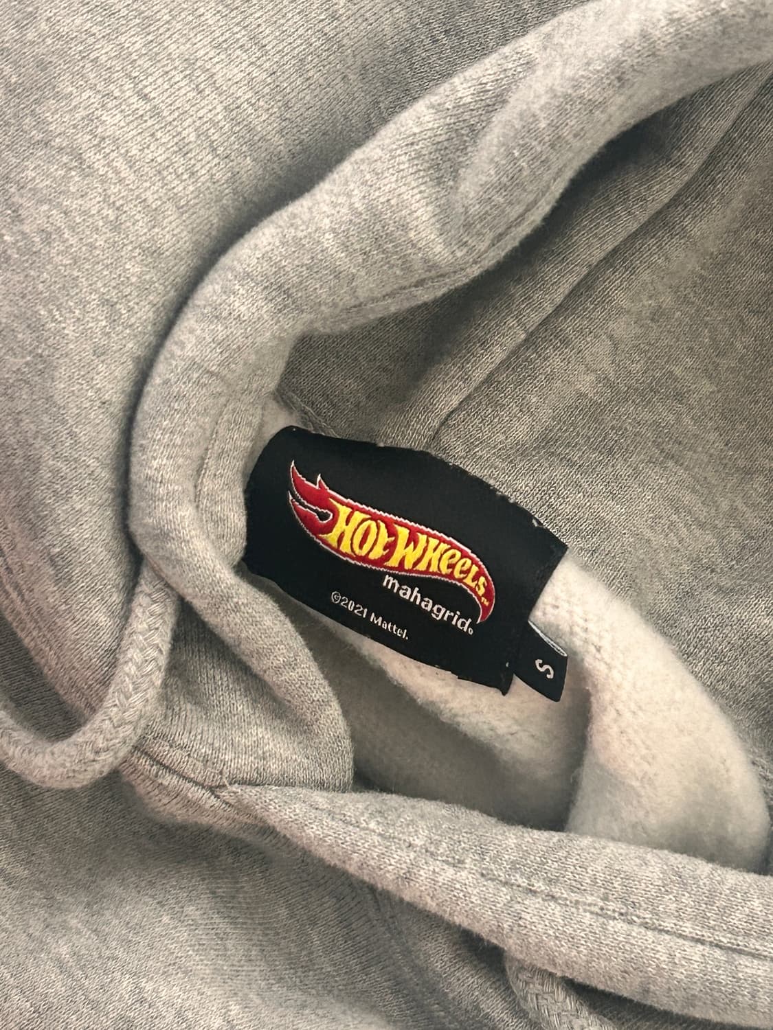 마하그리드x핫휠 콜라보 기모 후드티 S 상품이미지2