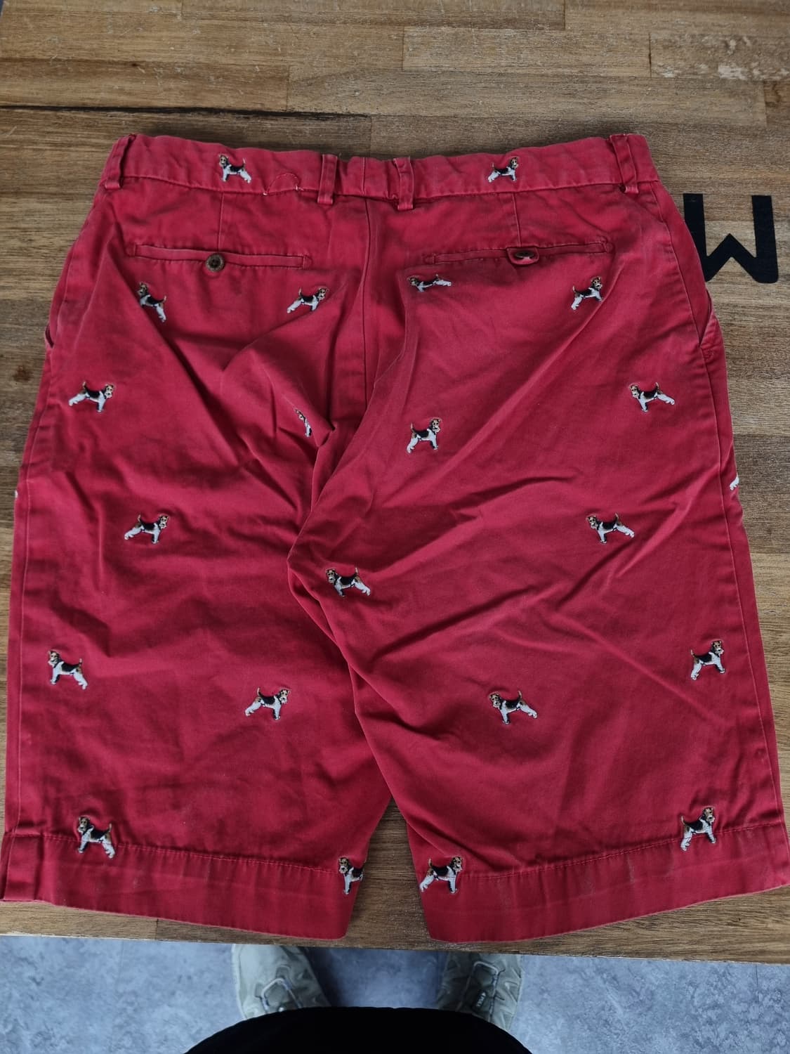 랄프로렌 33인치 강아지 패턴 반바지 상품이미지2