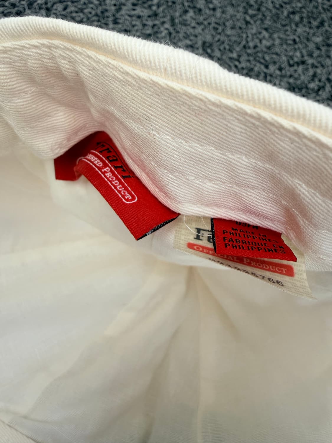 [Puma x Ferrari] 빈티지 화이트 레이싱 캡 (Official 상품이미지5