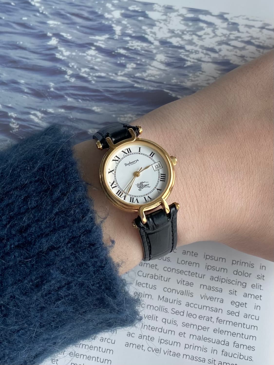 Burberrys 버버리 쿼츠 골드 레이디스 상품이미지6